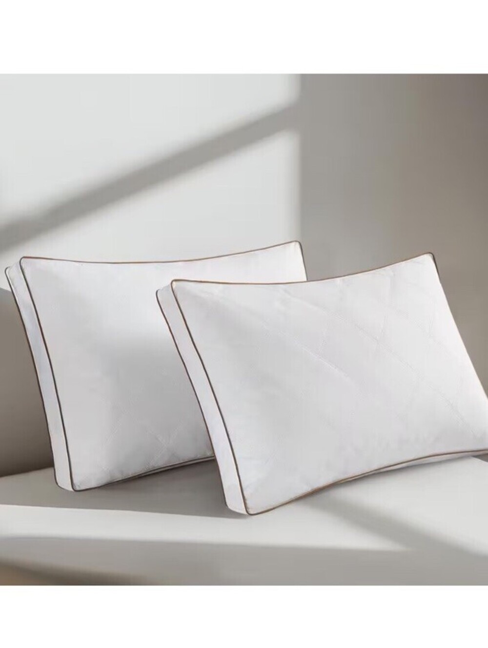 Natural Goose Down&Feather Pair Hotel Pillows Standard 2, White 🔥 (See Details)